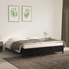 vidaXL Bedframe zonder matras 180x200 cm fluweel zwart