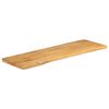 vidaXL Tafelblad met natuurlijke rand 110x40x3,8 cm massief mangohout
