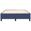 vidaXL Boxspring bed stof blauw 140x200 cm