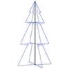 vidaXL Kegelkerstboom 300 LED's binnen en buiten 120x220 cm