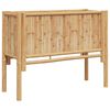 vidaXL Verhoogd bed Bruin 90 x 35 x 70 cm Bamboe