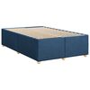 vidaXL Bedframe zonder matras 120x200 cm stof blauw