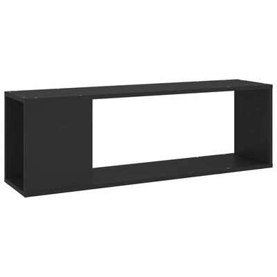 vidaXL Tv-meubel 100x24x32 cm bewerkt hout zwart