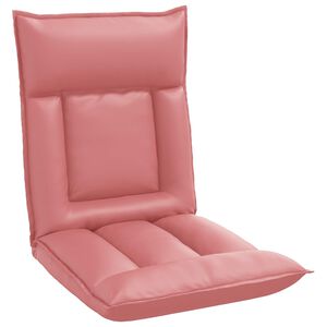 vidaXL Verstelbare vlo stoelen Roze Kunstleer