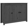vidaXL Dressoir 100x35x74 cm massief grenenhout grijs