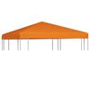vidaXL Prieeldak 310 g/m&sup2; 3x3 m oranje