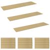 vidaXL Trapmatten 15 st 76 x 20 cm Beige Polyester Rechthoekig