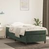 vidaXL Boxspring bed 90x200 cm fluweel donkergroen