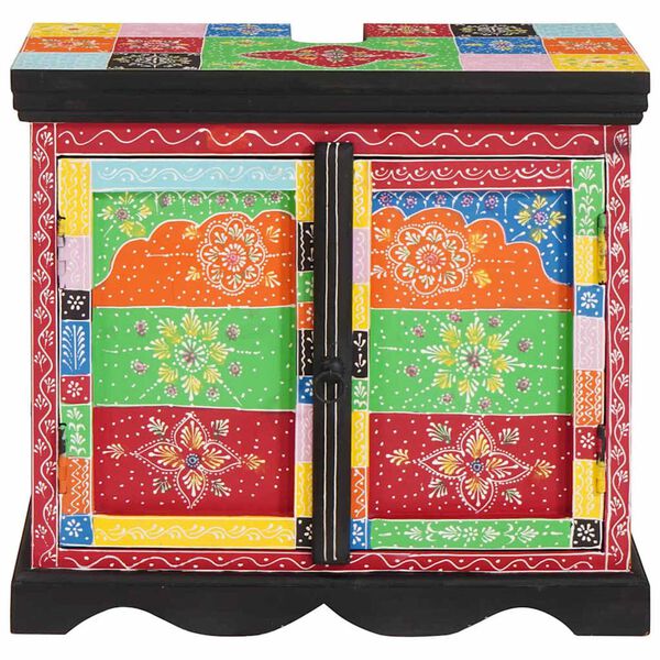 vidaXL Wastafelkast Bruin 60 x 35 x 55 cm Massief Mango Hout