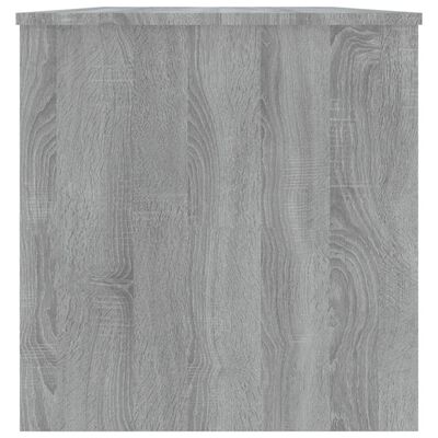 vidaXL Salontafel 102x50x52,5 cm bewerkt hout grijs sonoma eikenkleur