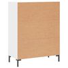 vidaXL Dressoir 69,5x34x90 cm bewerkt hout wit