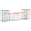 vidaXL Tuinbank schanskorfontwerp 183x41x60,5 cm massief douglashout