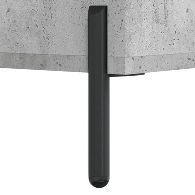 vidaXL Dressoir 69,5x34x90 cm bewerkt hout betongrijs