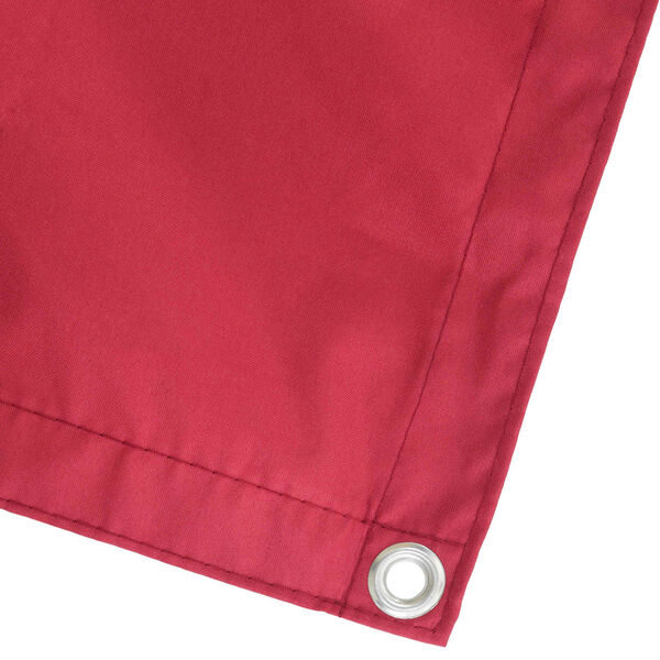 vidaXL Balkon Scherm Bordeauxrood 75 x 500 cm PU gecoat oxford alu