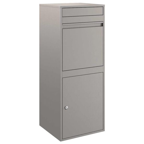 vidaXL Pakket inwerp box met slot Roestig 41 x 38 x 103 cm Cortenstaal