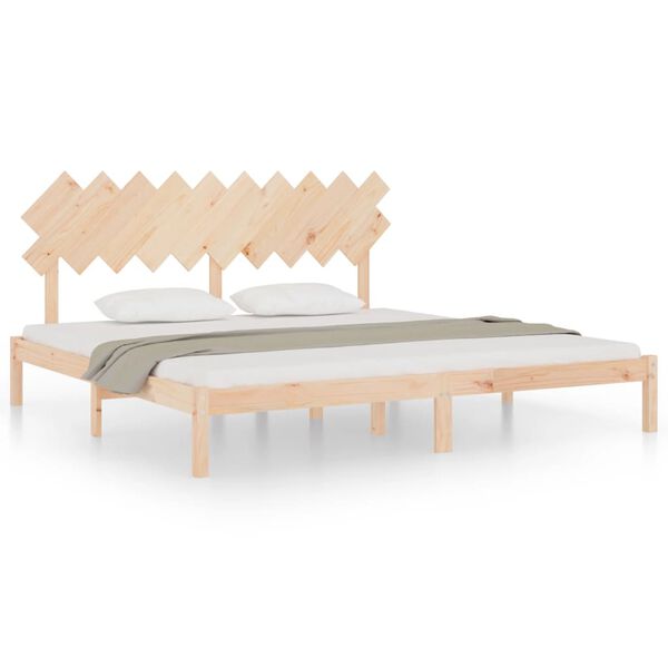 vidaXL Bedframe massief hout 200x200 cm