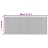 vidaXL Kamerscherm&nbsp;breedte 400 cm hoogte 165 cm&nbsp;bamboe bruin