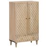 vidaXL Hoge kast 60x33x100 cm massief mangohout