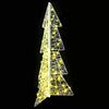 vidaXL Kerstboom met 100 LED Warmwit 120 cm Acryl