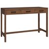 vidaXL Bureau met lades Naturel Massief Teakhout 110 x 50 x 75 cm