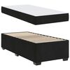 vidaXL Bedframe met matras Zwart 80 x 200 cm Stof