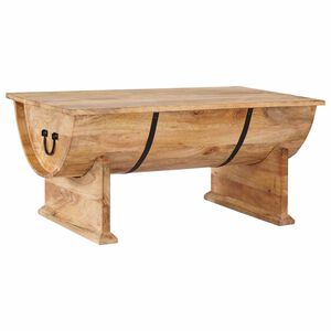 vidaXL Salontafel 88x50x40 cm massief mangohout