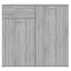 vidaXL Dressoir 80x36x75 cm bewerkt hout grijs sonoma eikenkleurig