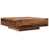vidaXL Salontafel Oudhout 100 x 100 x 31 cm Bewerkt hout