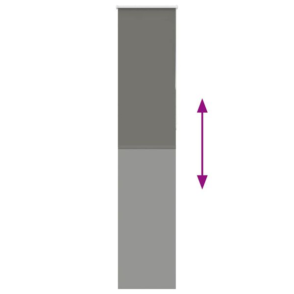 vidaXL Rolgordijn verduisterend 55x230cm stofbreedte 50,7 cm polyester