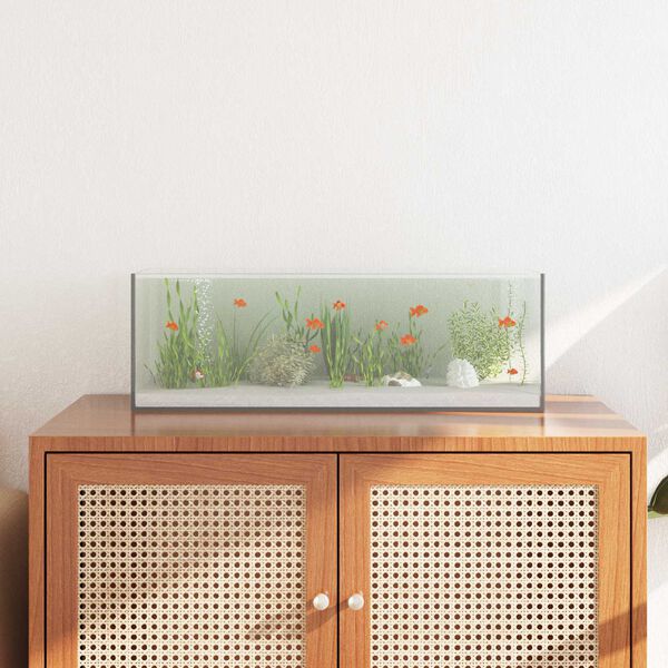 vidaXL Aquarium met opslag Doorzichtig 60 x 20 x 20 cm Glas
