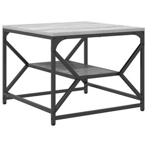 vidaXL Salontafel Grijs Sonoma 51 x 50 x 40 cm