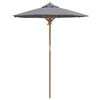 vidaXL Tuinparasol Donkergrijs 180 x 180 x 230 cm Bamboe