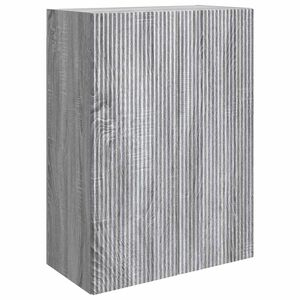 vidaXL Wandkast Grijs Sonoma 66 x 34,5 x 90 cm Bewerkt hout