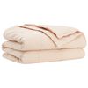 vidaXL Dekbed 220 x 260 cm Alle seizoenen Kapokvezel Beige