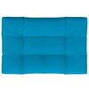 vidaXL Palletkussen 120x80x12 cm stof blauw