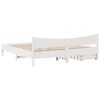 vidaXL Bedframe met lades massief grenenhout wit 180x200 cm
