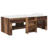 vidaXL Kinder Hoogslaper Oud hout 98.5 x 200 cm Bewerkt hout