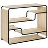 vidaXL Dressoir Sonoma Eiken 98 x 37.5 x 75.5 cm Bewerkt hout