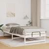 vidaXL Bedframe Wit 100 x 220 cm Massief grenenhout