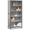 vidaXL Boekenkast 80,5x35x170,5 cm bewerkt hout grijs sonoma eiken