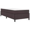 vidaXL Boxspringbed Donkerbruin 90 x 200 cm Stof