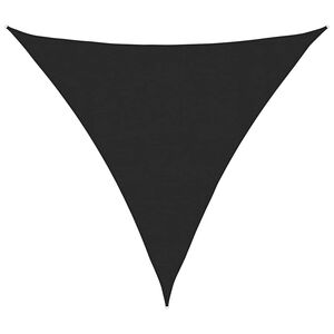 vidaXL Zonnezeil 160 g/m&sup2; 4,5x4,5x4,5 m HDPE zwart