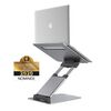 ErgoLine Laptopstandaard Tall verstelbaar 28x28x10 cm zilverkleurig