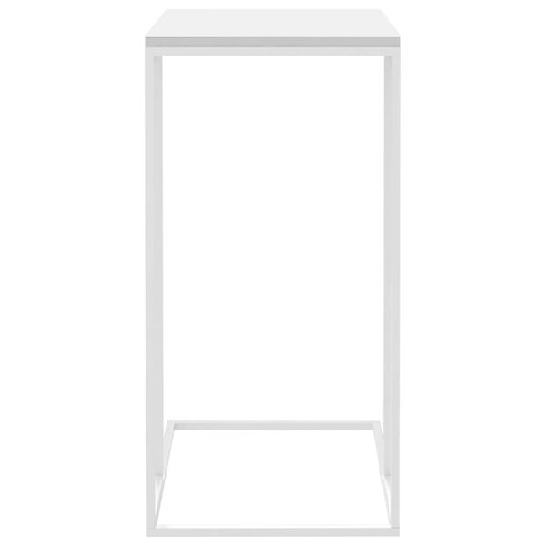 vidaXL Bijzettafel 40x30x59 cm bewerkt hout wit
