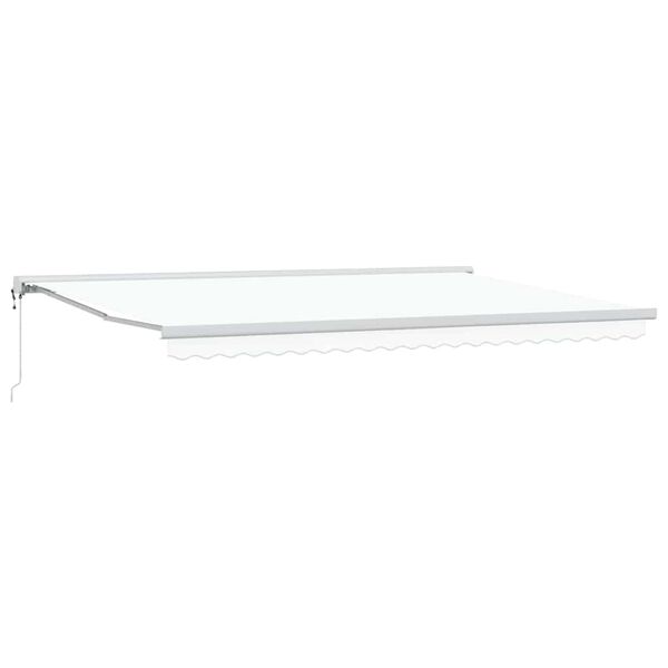 vidaXL Markies Wit 350 x 250 x 165 cm Polyester en Aluminium