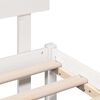 vidaXL Bedframe met hoofdeinde Wit 180 x 200 cm Massief grenenhout