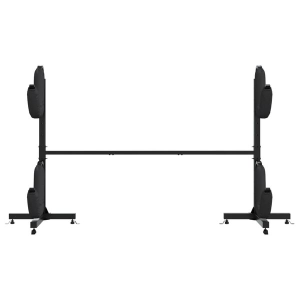 vidaXL Opbergrek voor 2 kajaks&nbsp;250x57x127,5 cm&nbsp;staal