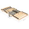 vidaXL Bedframe elektrisch verstelbaar hoofd- en voeteinde 90x200 cm