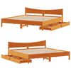 vidaXL Bedframe met lades massief grenenhout wasbruin 180x200 cm