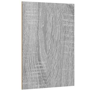 vidaXL Decorpanelen 12 st Grijs Sonoma 15 x 21 x 0,27 cm Bewerkt hout